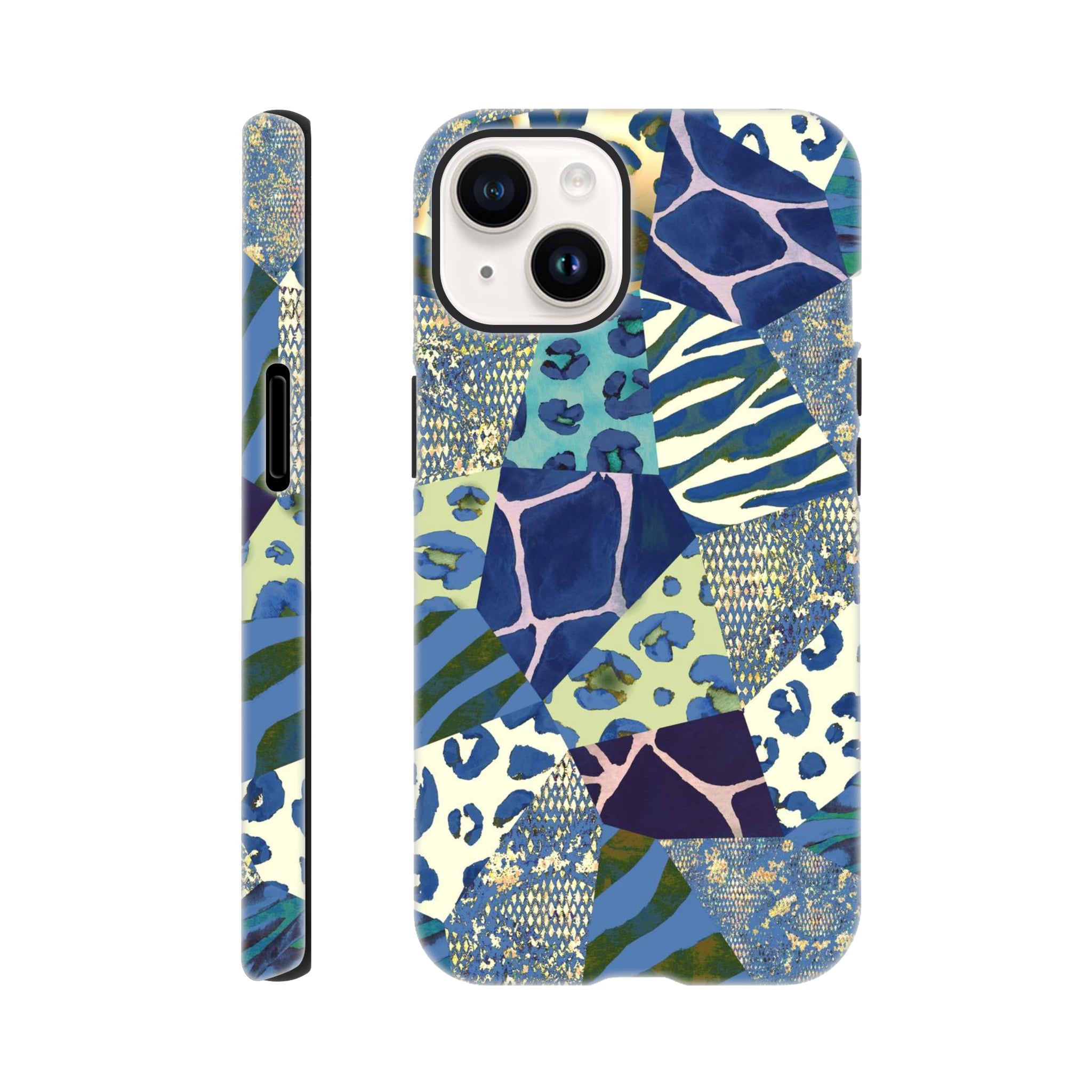 Animal Mosaic - Apple iPhone Tough case iPhone 14 iPhone Tough Case animal Globally Fulfilled
