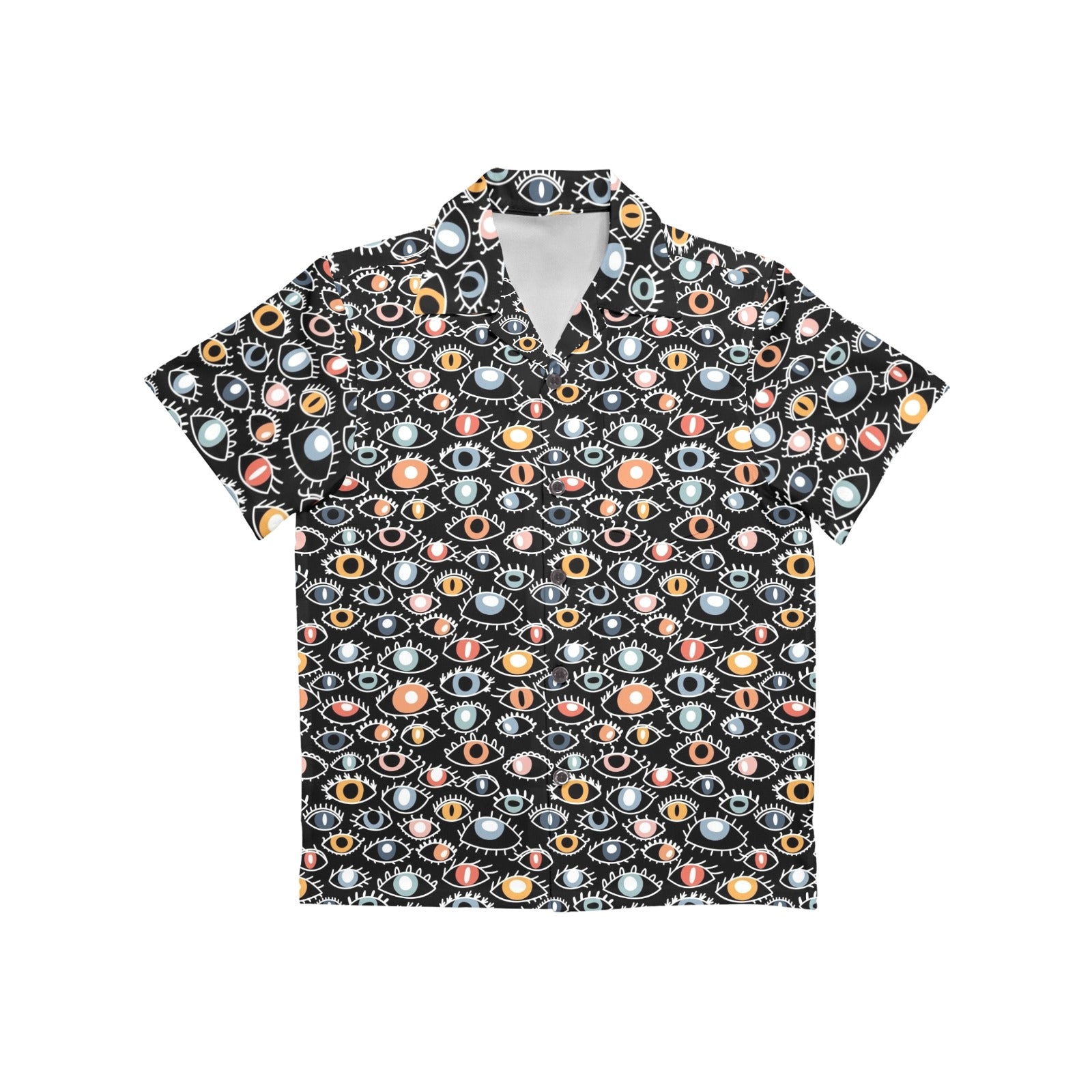Eyes On Black Junior Kids Hawaiian Shirt
