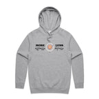 More Espresso, Less Depresso Men's AS Colour Hoodie Grey Marle Mens Hoodie Coffee Printed In Australia