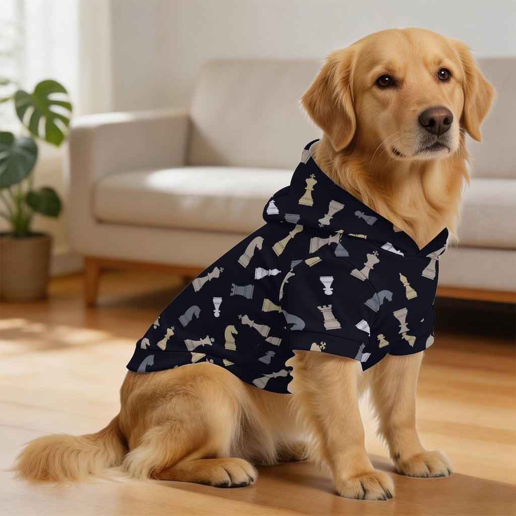 Chess Pattern Pet Hoodie (Large Size)