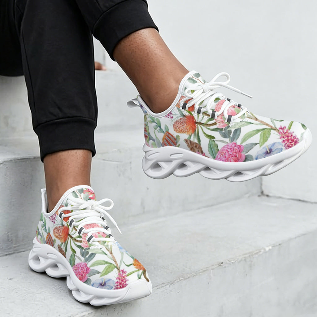 Australian Flowers Women's Twisted Sole Sneakers
