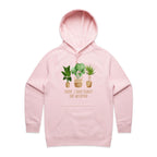 Sorry, I Have Plants This Weekend - Womens Hoodie Pink Womens Hoodie Plants Printed In Australia