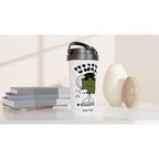 Personalised - Vinyl Collector - White 15oz Stainless Steel Travel Mug Personalised Travel Mug Globally Fulfilled retro