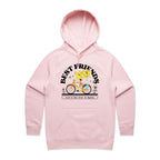 Best Friends - Womens Hoodie Pink Womens Hoodie Printed In Australia