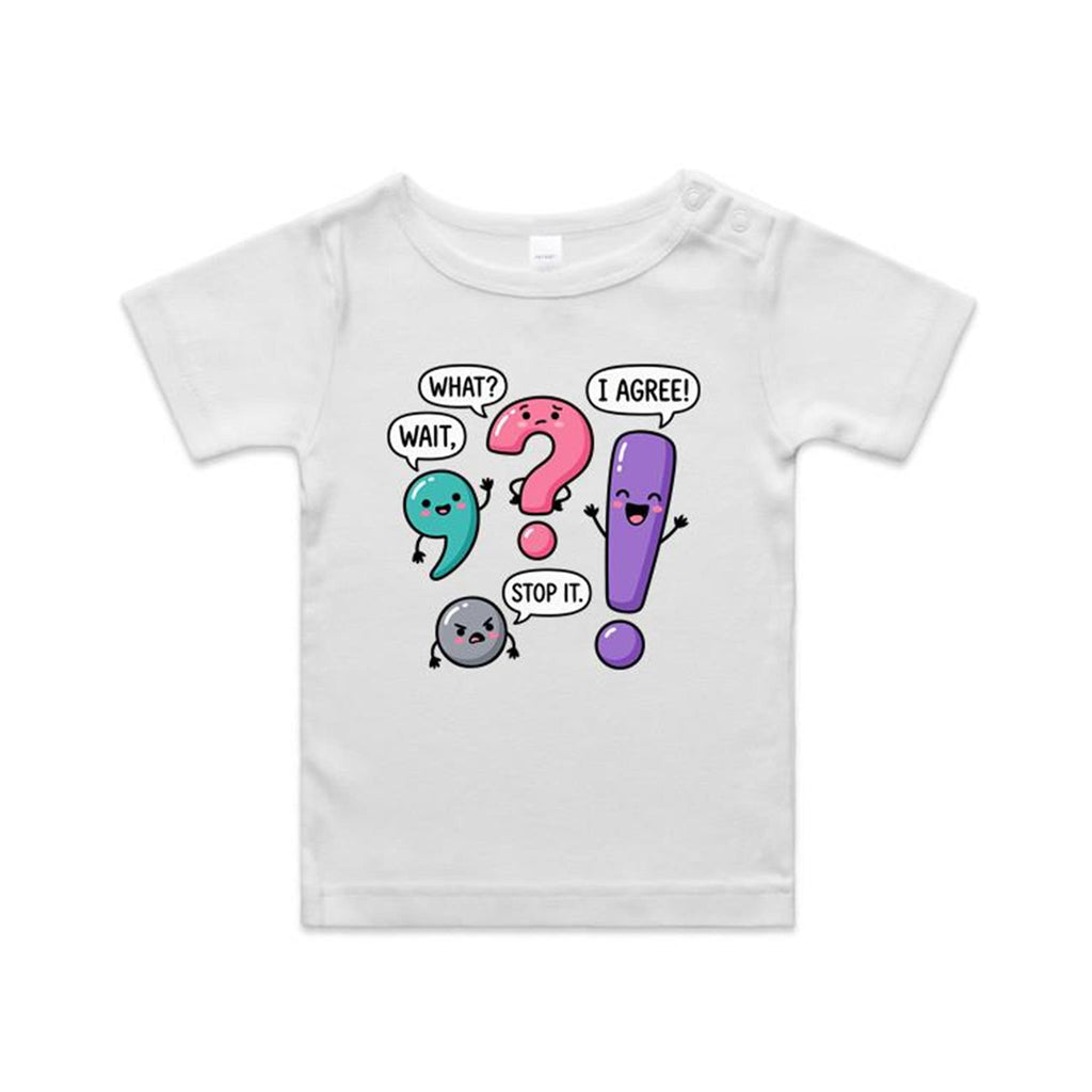 Funny Punctuation AS Colour Baby T-shirt