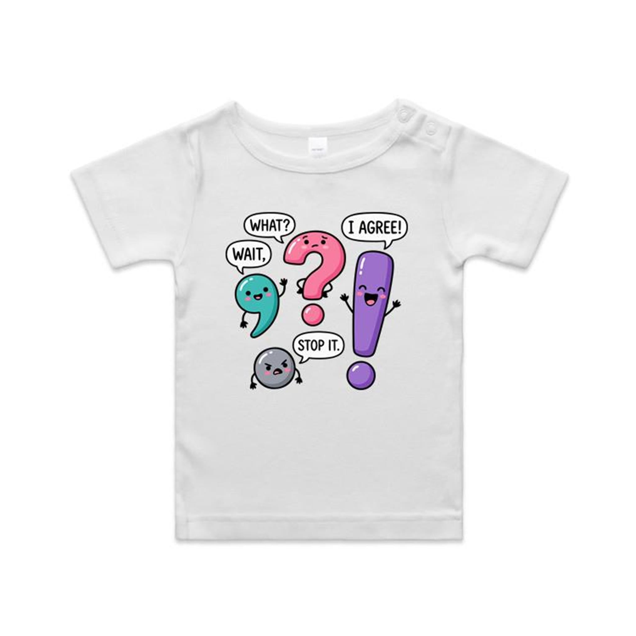 Funny Punctuation AS Colour Baby T-shirt