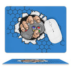 Gamer - Leather Mouse Pad white One size Leather Mouse Pad Games Printed Offshore