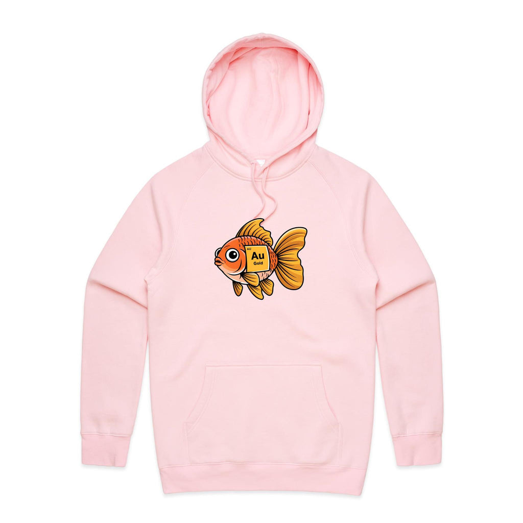 Gold Fish Periodic Table Men's AS Colour Hoodie
