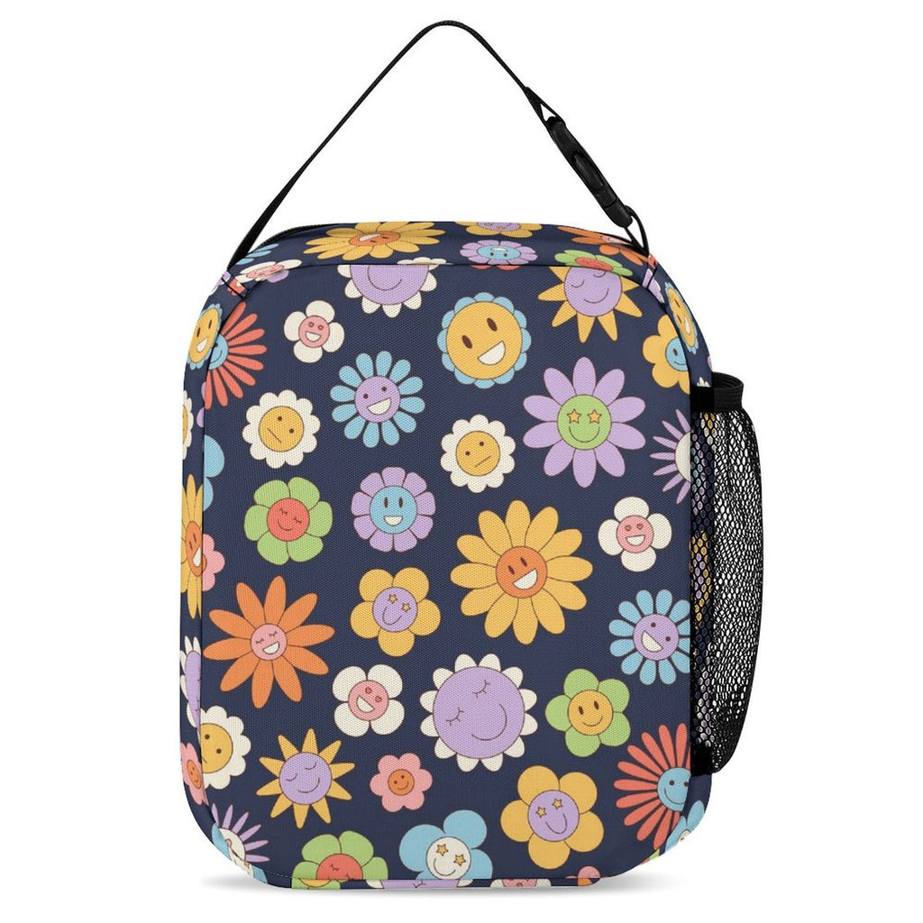 Groovy Flowers Backpack, Lunch Bag & Pencil Case Set