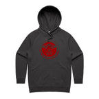 UFO, Don't Mind Me, I'm Just Here For The Coffee- Womens Hoodie Coal Womens Hoodie Coffee Printed In Australia Sci Fi