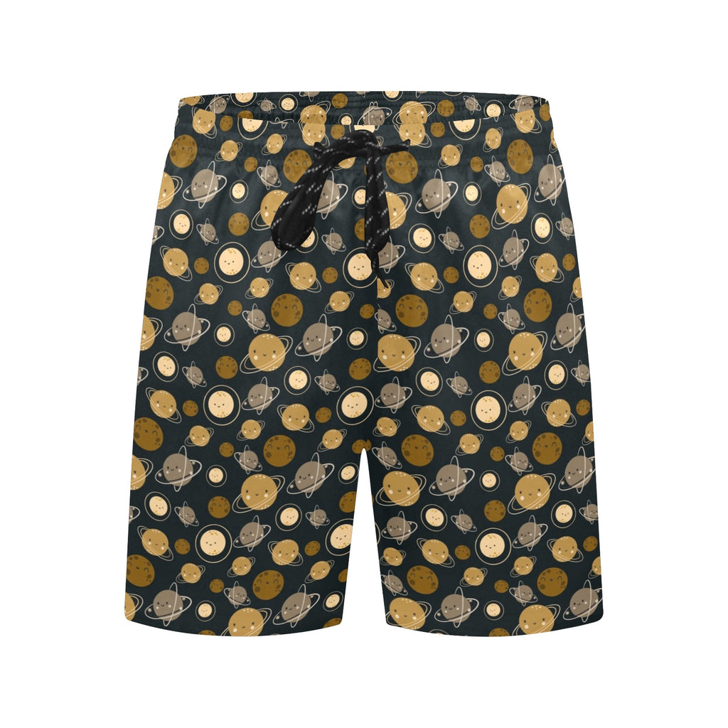 Planets Men's Mid-Length Beach Shorts Men's Mid-Length Beach Shorts Printed Offshore Space