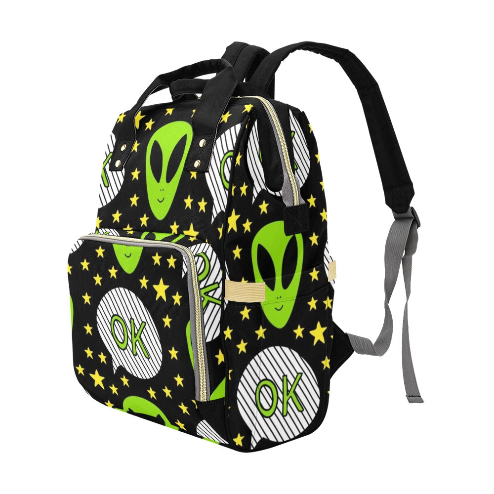 Alien OK - Multi-Function Backpack, Nappy / Diaper Bag