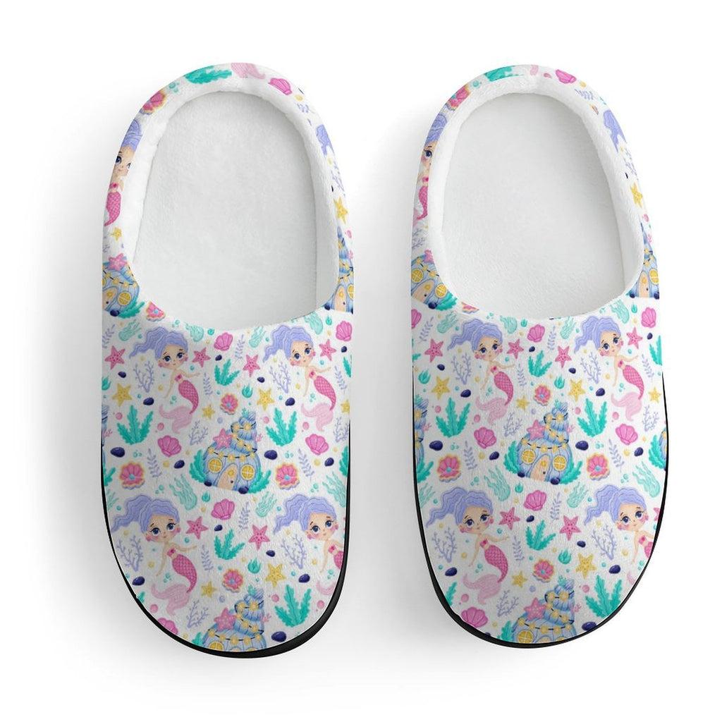 Mermaid World Kids Cotton Slippers Kids Cotton Slippers Printed Offshore
