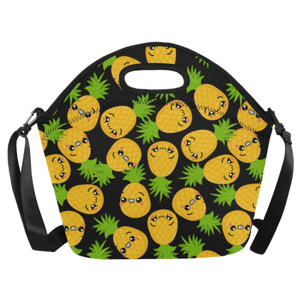 Cool Pineapples - Neoprene Lunch Bag Neoprene Lunch Bag Printed Offshore