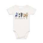 Cute Music Characters AS Colour Baby Bodysuit