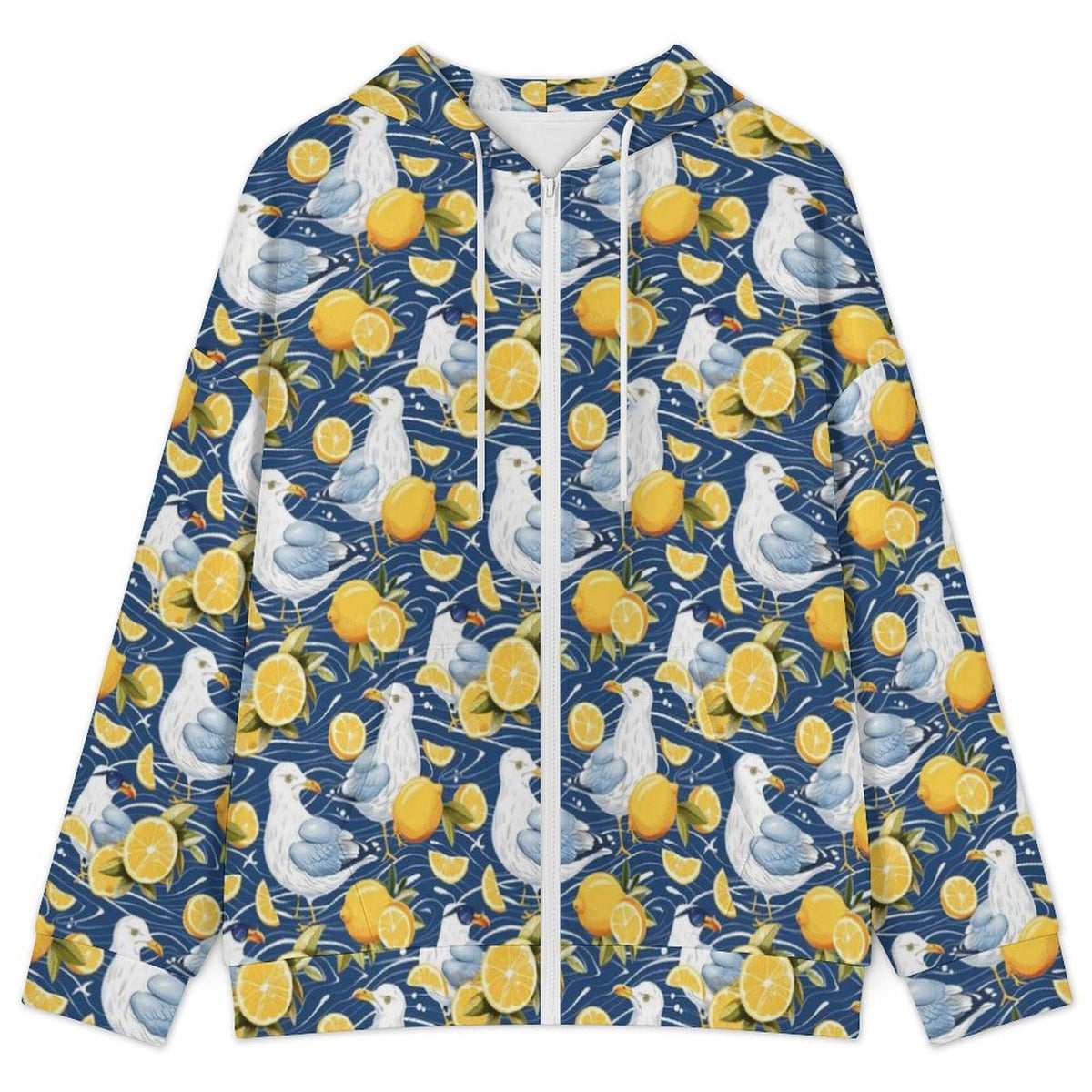 Lemon Seagull Women's Full-Zip Hoodie