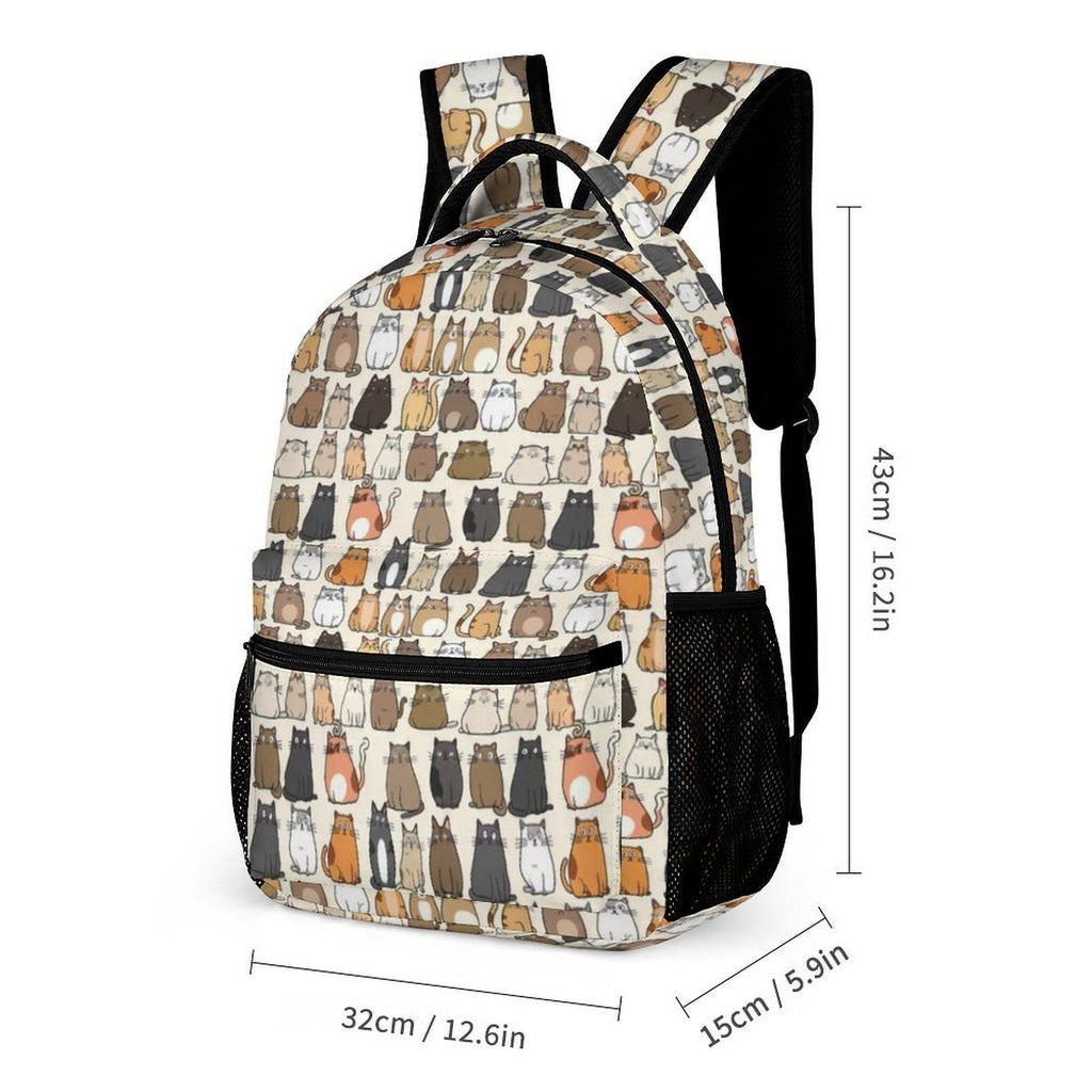 Lots Of Cats Backpack, Lunch Bag & Pencil Case Set