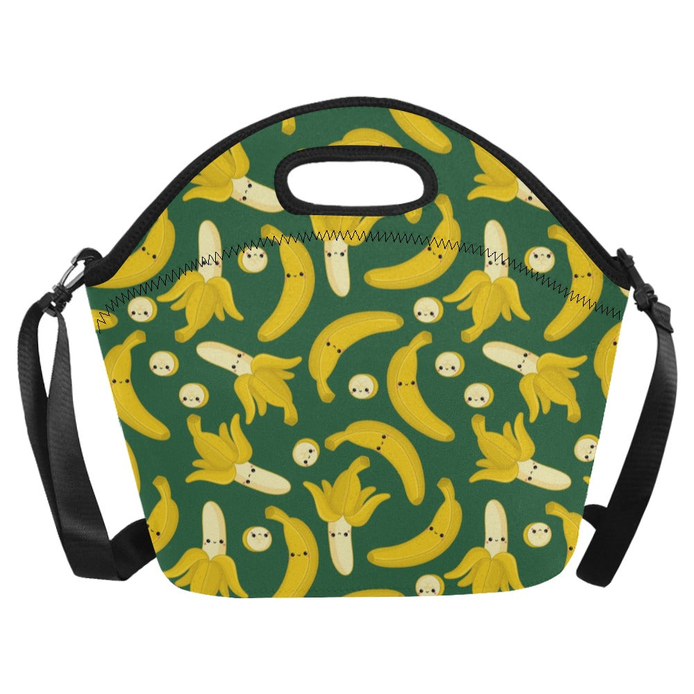 Happy Bananas - Neoprene Lunch Bag Neoprene Lunch Bag Printed Offshore