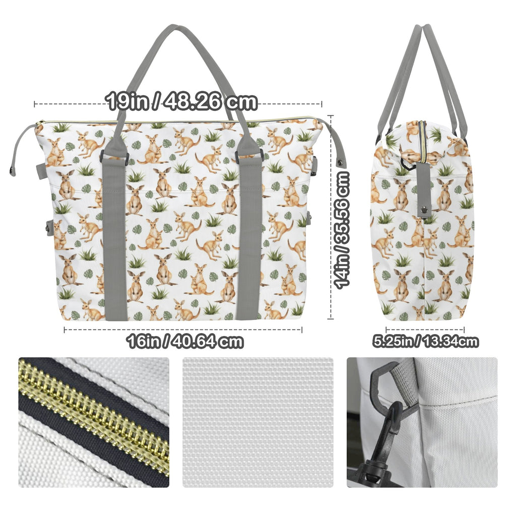 Kangaroos Duffle Bag-Simple (Model 1715) Duffle Bag-Simple (1715)