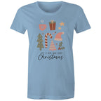 Just A Girl Who Loves Christmas - Womens T-shirt
