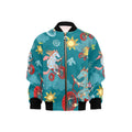 Horses On Bikes Kids Bomber Jacket XL Kids Bomber Jacket animal Printed Offshore