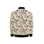 Lots Of Cats Kids Bomber Jacket Kids Bomber Jacket animal Printed Offshore