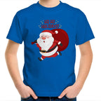 Santa Ho Ho Holidays, Christmas - Kids Youth T-Shirt Bright Royal Kids Christmas T-shirt Christmas Printed In Australia