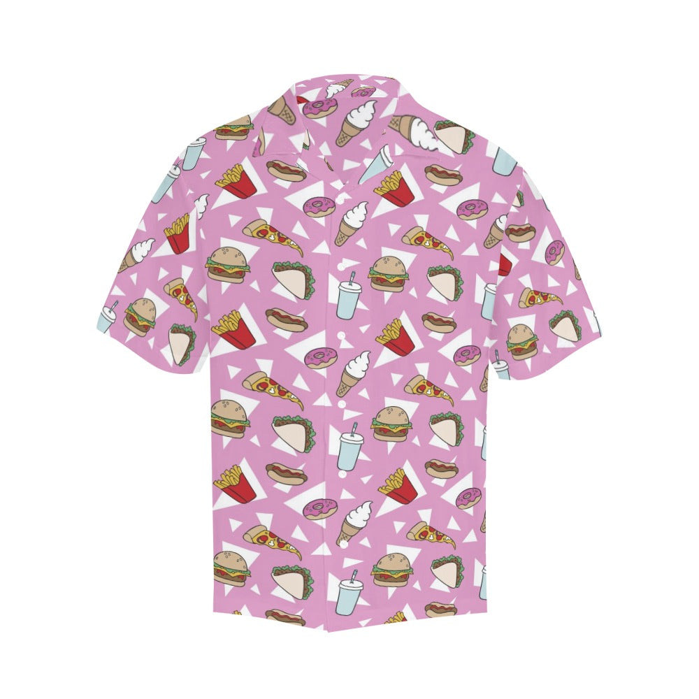 Fast Food Mens Hawaiian Shirt Mens Hawaiian Shirt Printed Offshore