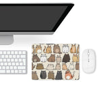 Lots Of Cats Leather Mouse Pad Leather Mouse Pad animal Printed Offshore