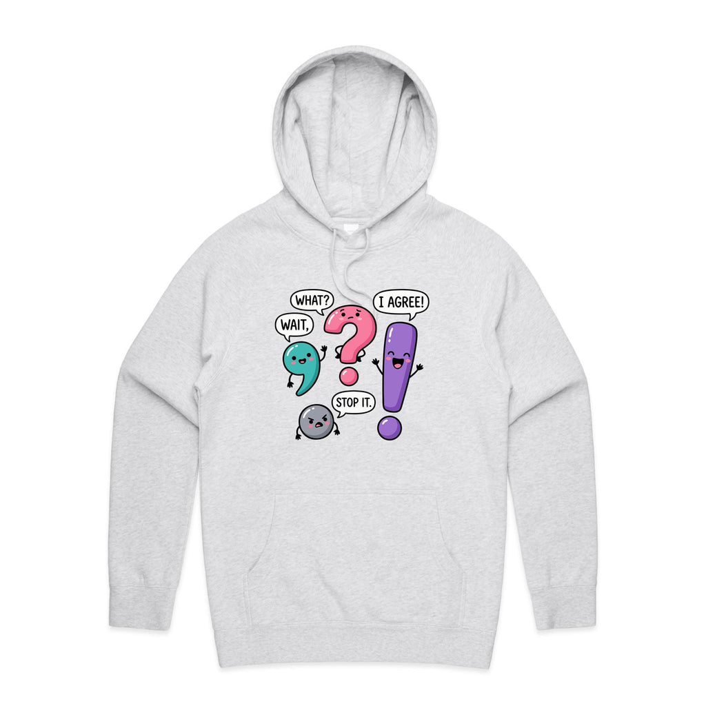 Funny Punctuation Men's AS Colour Hoodie