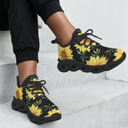 Painted Sunflowers Women's Twisted Sole Sneakers