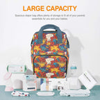Comic Book Explosions Multi-Function Backpack, Nappy / Diaper Bag Multi-function Backpack, Nappy / Diaper Bag comic Printed Offshore