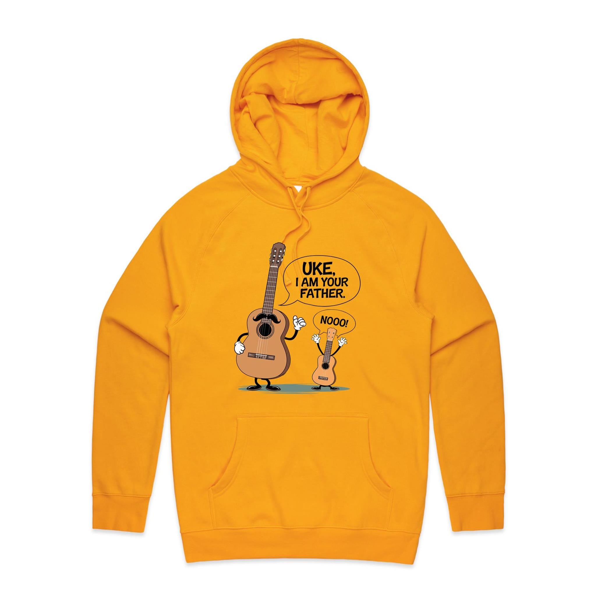 Uke, I Am Your Father, Guitar Ukulele - Mens Hoodie