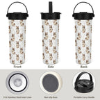Cheeky Cats 20oz Tea Tumbler with Carry Handle