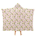 Avocado Love Kids Hooded Blanket 100cm x 130cm white 40"×50" Kids Hooded Blanket Food Printed Offshore