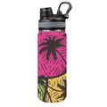 Palm Trees Insulated Water Bottle with Dual-Use Lid (18oz) One Size Insulated Water Bottle with Dual-Use Lid (18oz) Plants Printed Offshore