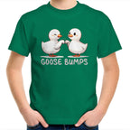 Goose Bumps - Kids Youth T-Shirt Kelly Green Kids Youth T-shirt animal Printed In Australia