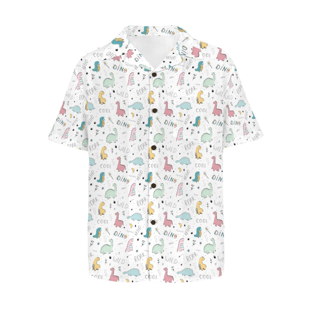 Quirky Dinosaurs Men's Hawaiian Shirt