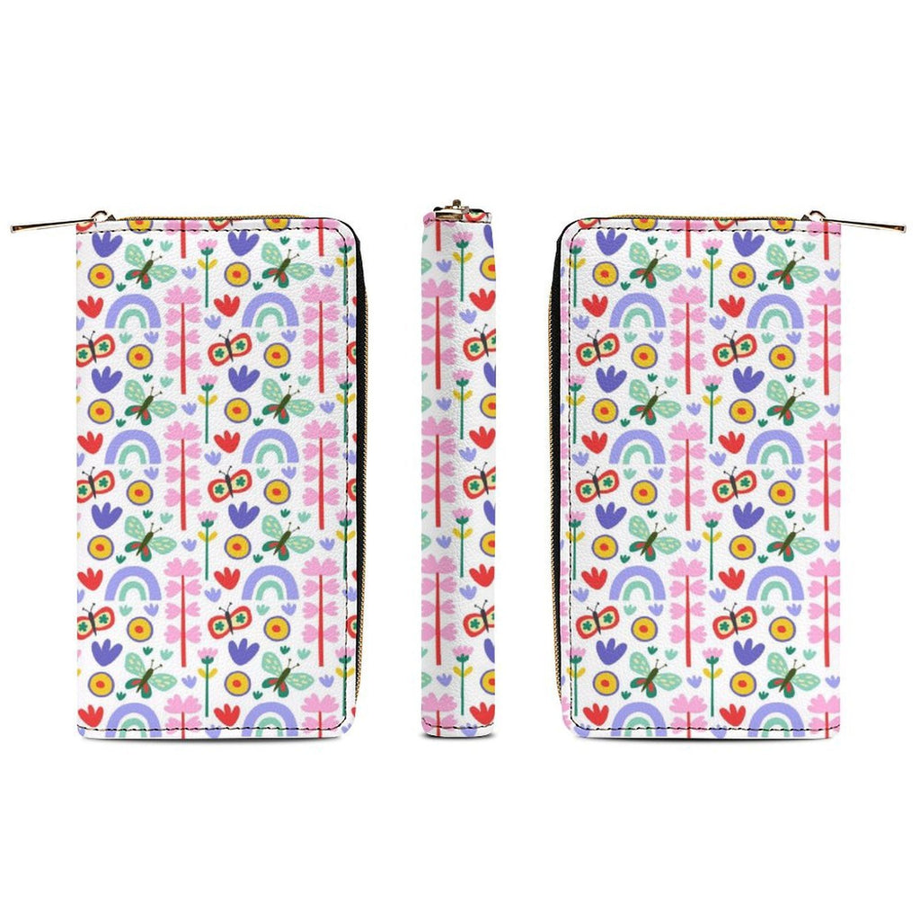 Rainbows And Butterflies - PU Leather Wallet