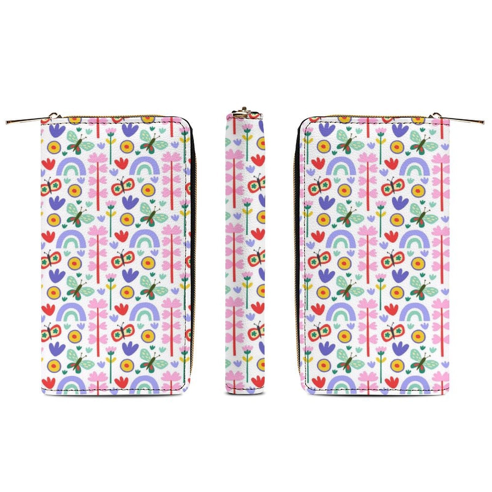 Rainbows And Butterflies - PU Leather Wallet