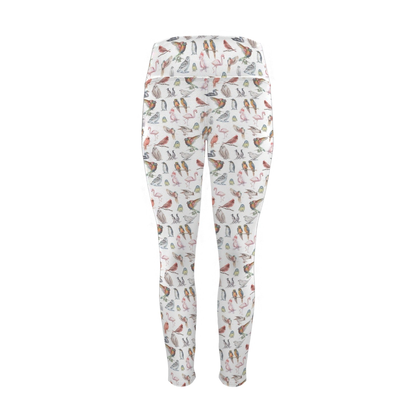 Birds Of A Feather Women's High Waist Pockets Yoga Leggings Women's High Waist Pockets Yoga Leggings Birds Printed Offshore