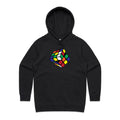 Game Cube Women's AS Colour Hoodie Black Womens Hoodie Games Printed In Australia