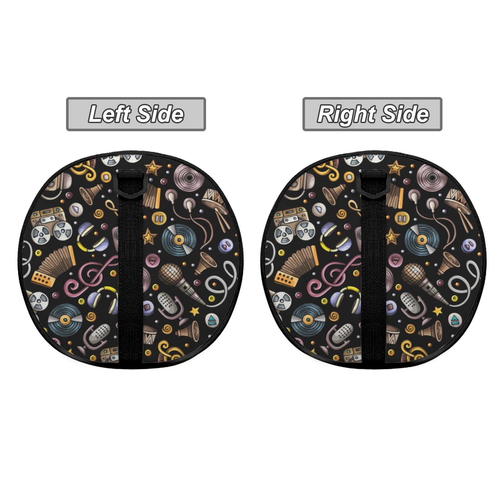 Retro Music Mix Duffle Bag Duffle Bag Printed Offshore