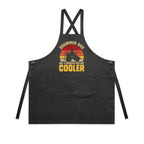 Drummer Dad, Like A Regular Dad But Cooler AS Colour Carrie Apron Coal One Size Apron Dad Music Printed In Australia