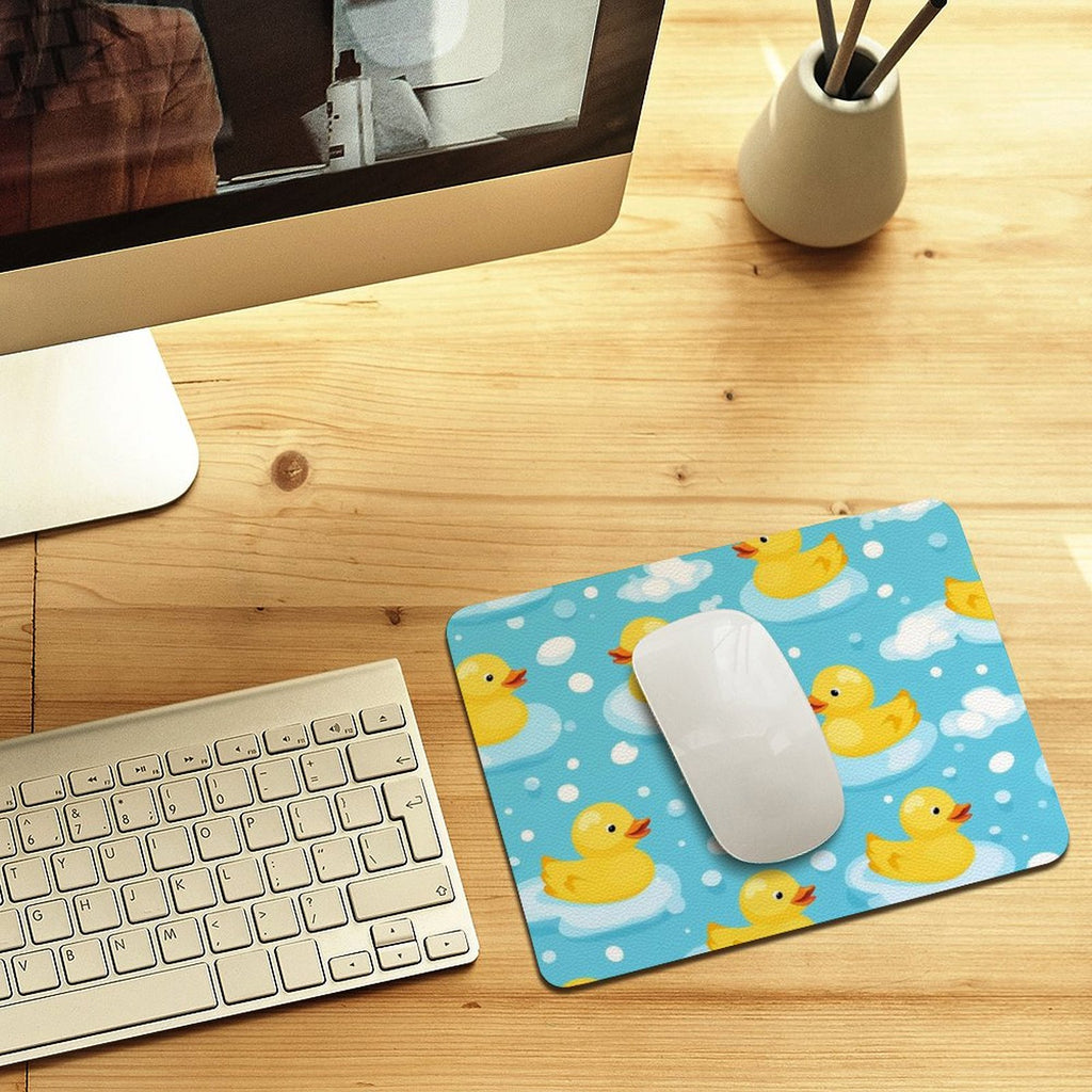 Rubber Ducks Leather Mouse Pad Leather Mouse Pad Printed Offshore