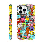 Crazy Cartoon Creatures - Apple iPhone - Tough case iPhone 14 Pro Max iPhone Tough Case Globally Fulfilled
