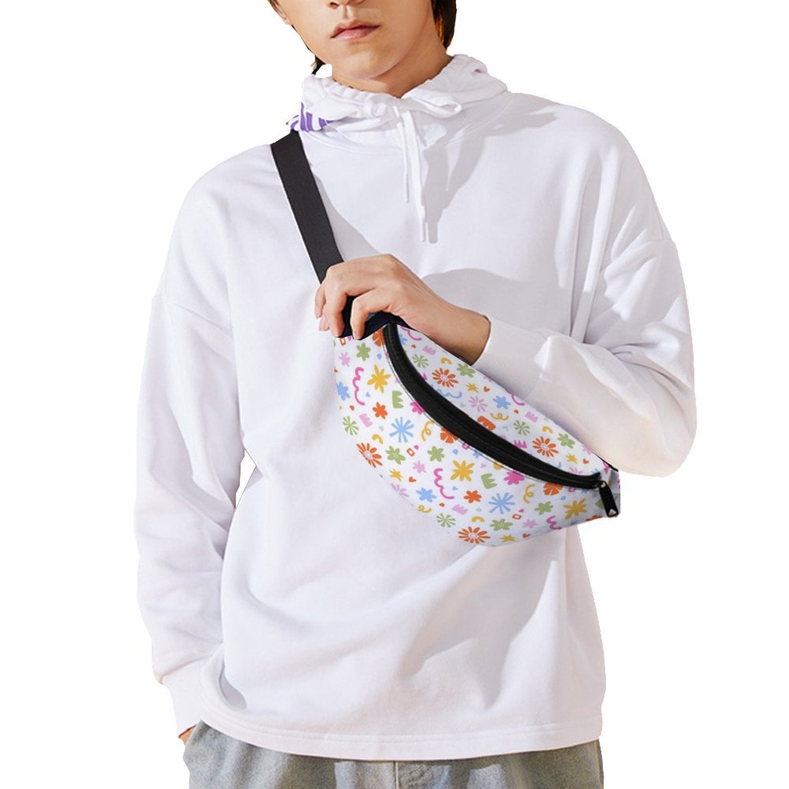 Abstract Colourful Shapes - Bum Bag / Fanny Pack