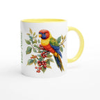 Personalise - Lorikeet, Australian Birds - 11oz Ceramic Mug Personalised 11oz Mug animal Globally Fulfilled