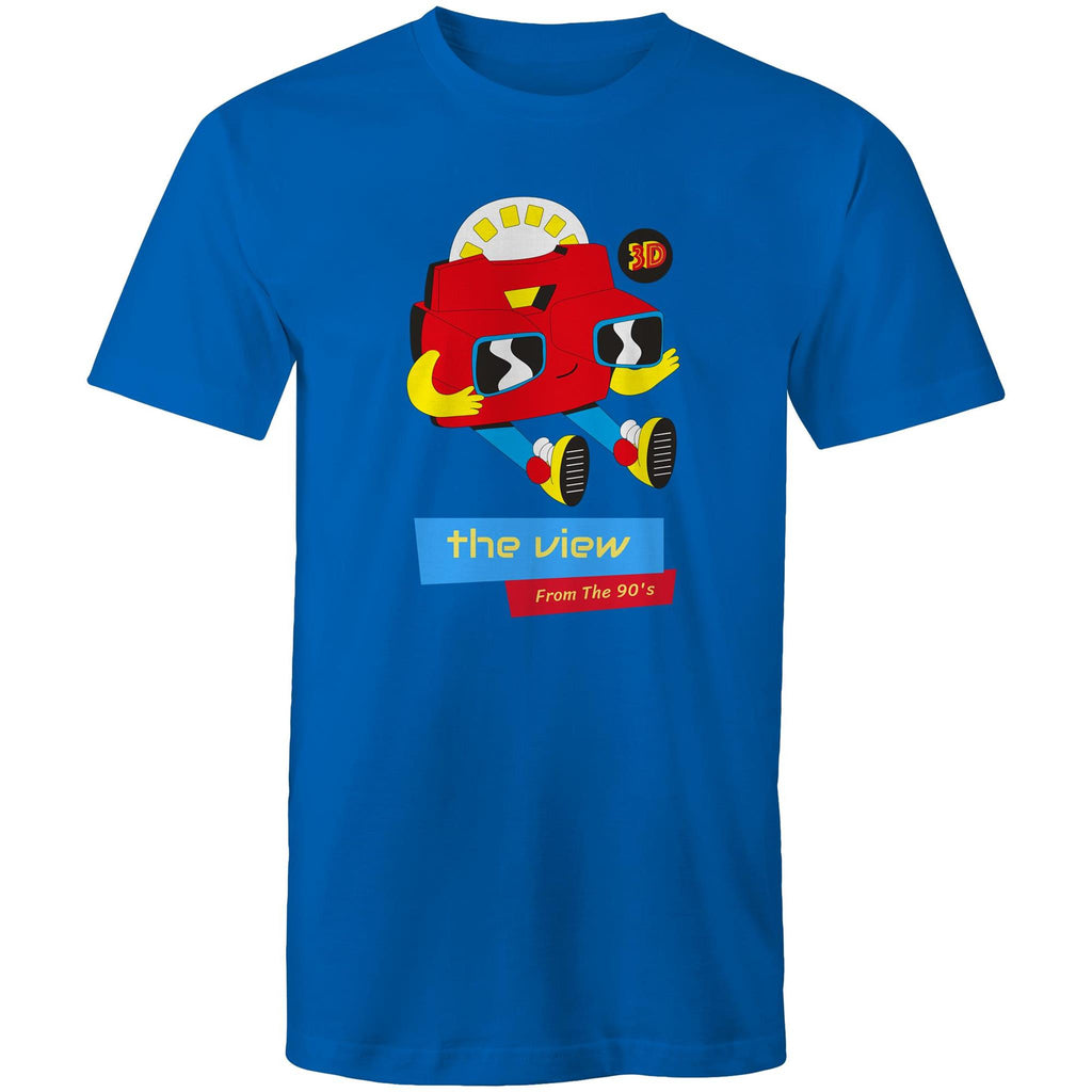 The View From The 90's - Mens T-Shirt Bright Royal Mens T-shirt Games Printed In Australia Retro