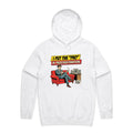 I Put The Pro In Procrastination, Retro Gentleman Men's AS Colour Hoodie White Mens Hoodie comic Printed In Australia
